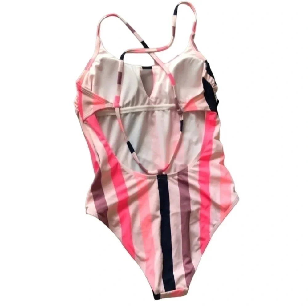 Xhilaration Striped Swimsuit (Size M)